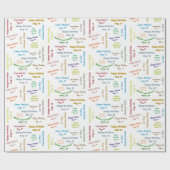 威厳がある, 14誕生日ギフト包装紙 ラッピングペーパー (フラット)