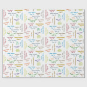 威厳がある, 16誕生日ギフト包装紙 ラッピングペーパー (フラット)