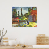 威厳があるMacke – アイスランドシャンク（アラブ1914座席付き） ポスター (キッチン)