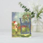 威厳があるMacke – ガーデンゲート1914ガーテントール ポストカード (スタンド正面)