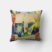 威厳があるMacke：トゥン湖の庭園 クッション (裏面)