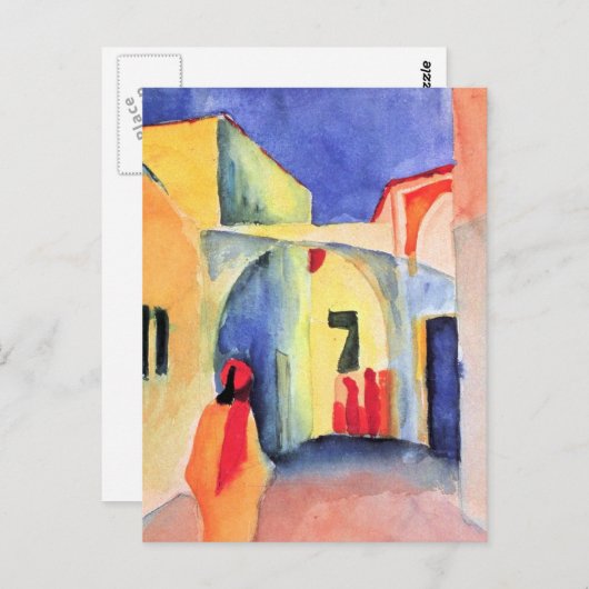 威厳があるMacke – 車線を表示 ポストカード (正面/裏面)