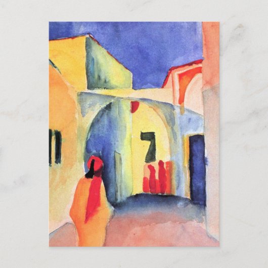 威厳があるMacke – 車線を表示 ポストカード (正面)