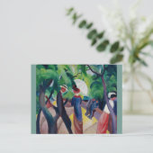 威厳があるMacke Promenade CC0712はがき ポストカード (スタンド正面)