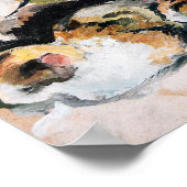 威厳があるMacke's Katzenstudien(猫の勉強) 12 ポスター (角)