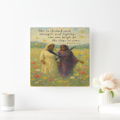 威厳と強さ装飾壁時計 スクエア壁時計 (ホーム)