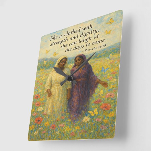 威厳と強さ装飾壁時計 スクエア壁時計 (傾斜)