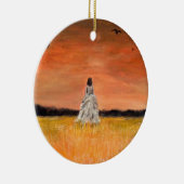威厳と遠くにな歩くこと セラミックオーナメント (右)