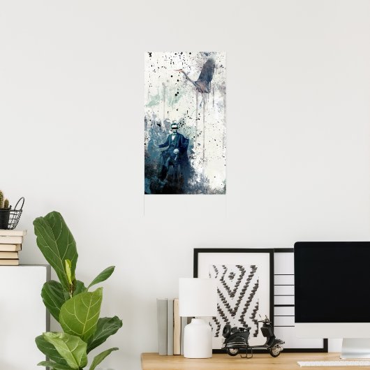 威厳に背く ポスター (ホームオフィス)