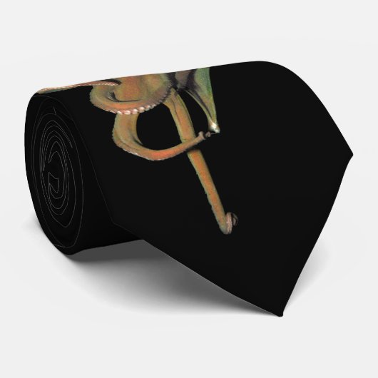 威厳のあるなタコのタイ ネクタイ (ロール)