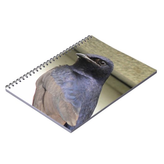 威厳のあるなムラサキツバメ ノートブック (左側)