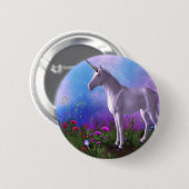 威厳のあるなユニコーン 缶バッジ (正面&裏面)