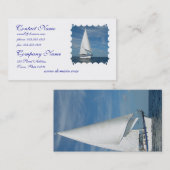 威厳のあるな帆名刺 名刺 (正面/裏面)