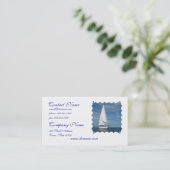 威厳のあるな帆名刺 名刺 (スタンド正面)