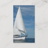 威厳のあるな帆名刺 名刺 (裏面)