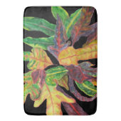 威厳のあるな葉 バスマット (正面縦)