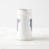 威厳のあるな象 ビールジョッキ (中央)