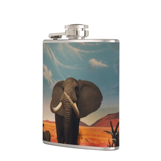 威厳のあるな身長 フラスク (左)