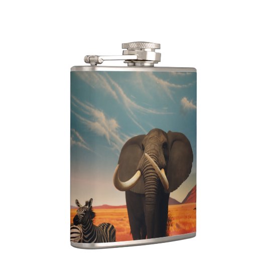 威厳のあるな身長 フラスク (右)