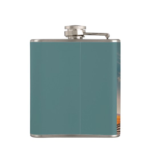 威厳のあるな身長 フラスク (裏面)