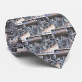 威厳のあるな鉄馬の鉄道の鉄の車輪 ネクタイ (ロール)