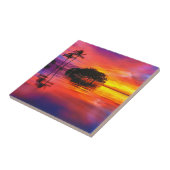 威厳のあるな雲及び反射 タイル (側面)