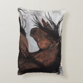 威厳のあるな馬はBihrleによって家の装飾を置きます アクセントクッション (裏面(縦))