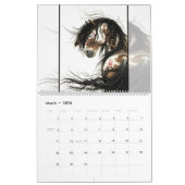 威厳のあるな馬AmyLyn Bihrleのカレンダーの芸術 カレンダー (3月 2026)