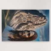 威厳のあるイエス：山の守護者 ジグソーパズル (横)