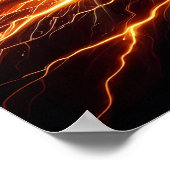 威厳のあるイーグル：稲妻 ポスター (角)