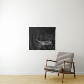 威厳のあるウォーターフォールBoka inスロベニア タペストリー (インサイチュ(横))