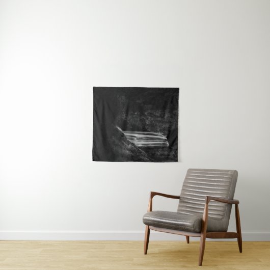 威厳のあるウォーターフォールBoka inスロベニア タペストリー (インサイチュ(横))