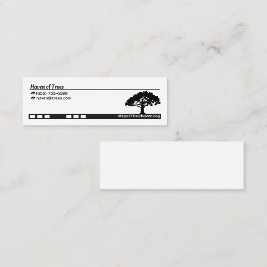 威厳のあるオーク:時と自然の証 コーリングカード (正面/裏面)