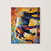 威厳のあるカラフル抽象芸術 ジグソーパズル (縦)