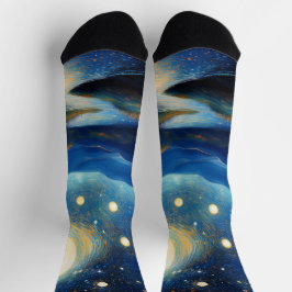 威厳のあるコテージアンダームーン ソックス