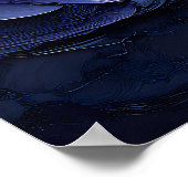 威厳のあるサンセットウェーブインテクスチャ油スタイル ポスター (角)