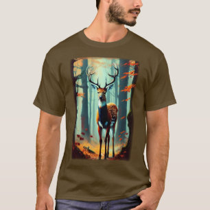 威厳のあるスタッグ中秋の壮麗な#3 Tシャツ