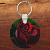 威厳のあるバラキーリング キーホルダー (正面)