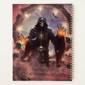 威厳のあるファンタジーの鳥 プランナー手帳 (裏面)