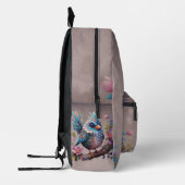 威厳のあるファンタジーの鳥 プリントバックパック (左)