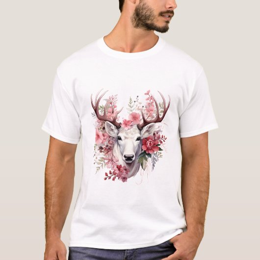 🦌威厳のあるムースTシャツ！🦌 Tシャツ (正面)