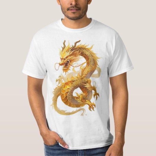 威厳のある中国のドラゴンTシャツはっきりした&デスタイリッシュィズ Tシャツ (正面)