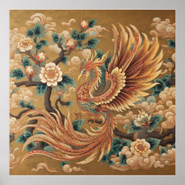 威厳のある中国のPhoenix伝統的 Art ポスター