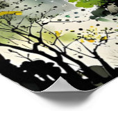 威厳のある中国 – 風景と風景» ポスター (角)