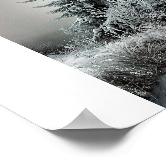 威厳のある冬 ポスター (角)