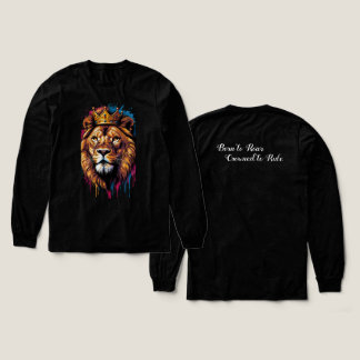 威厳のある吠え声 – 王冠 トライブレンドTシャツ