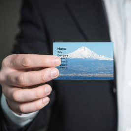 威厳のある山フード景観 名刺