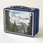 威厳のある山レイニアーランドスケープ メタルランチボックス (裏面)