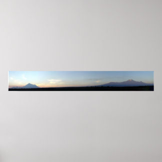 威厳のある山 ポスター