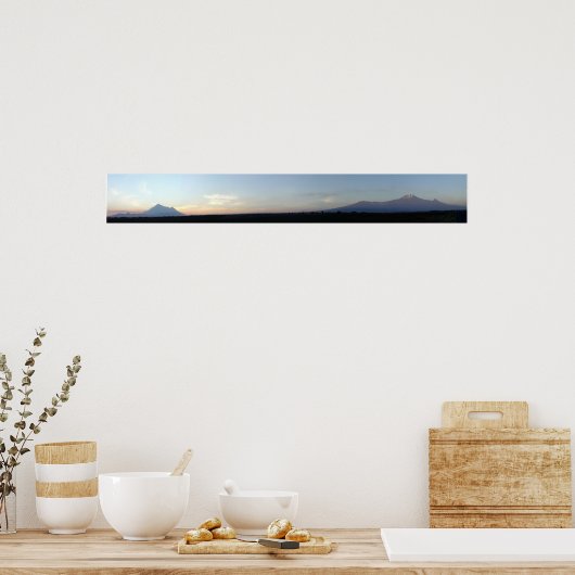 威厳のある山 ポスター (キッチン)